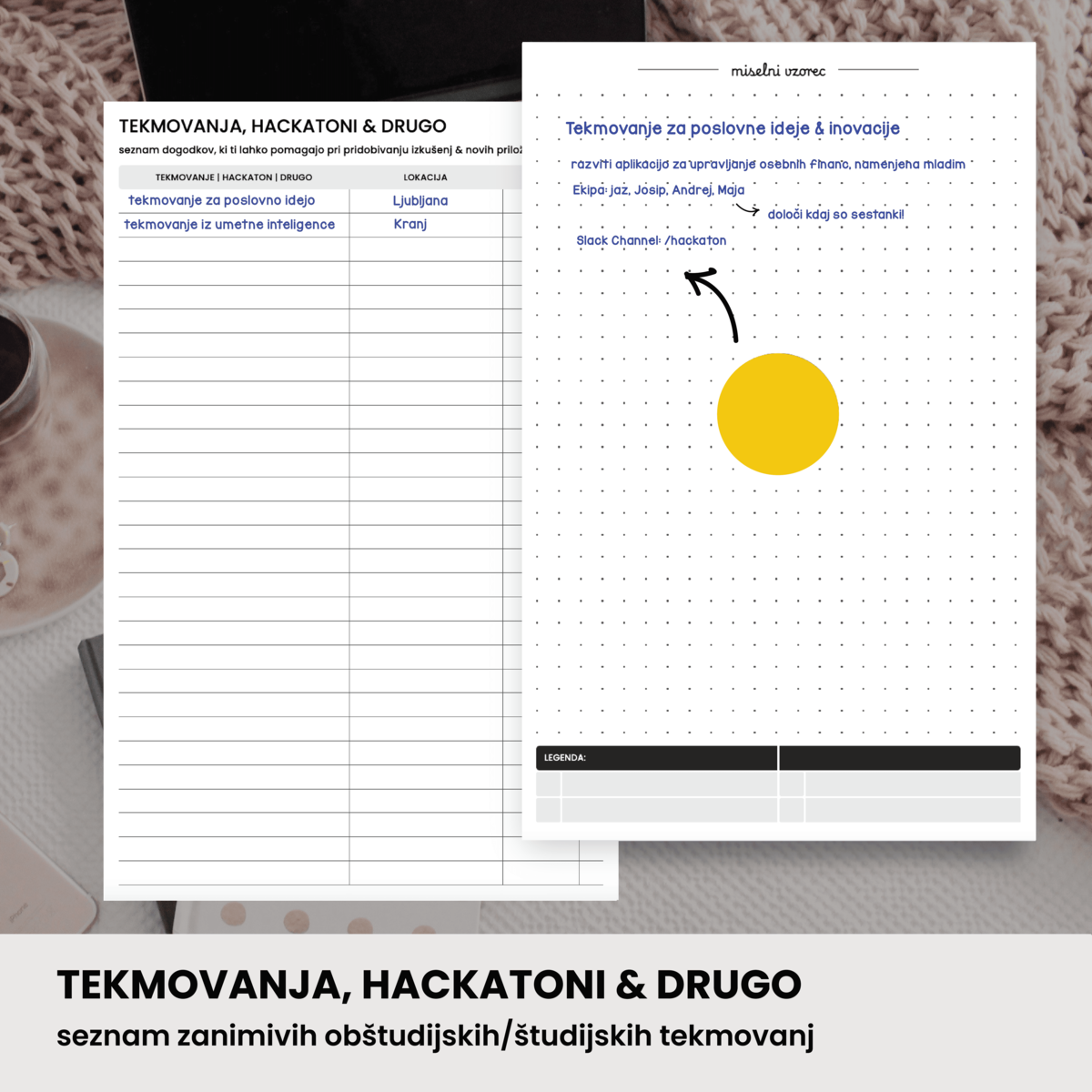 Tekmovanja, hackatoni in ostalo