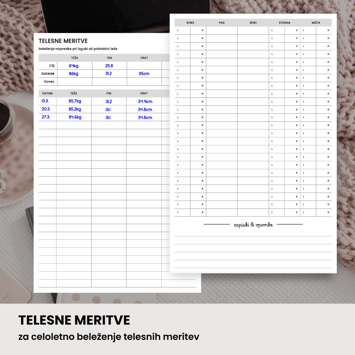 Telesne meritve